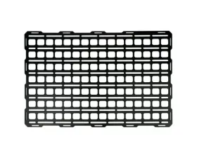 BuiltRight Industries Black Steel Mounting Panel Tech Plate 25in x 15.5in