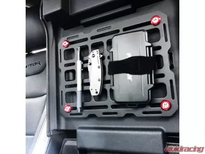 BuiltRight Industries Black Steel Mounting Panel Tech Plate 25in x 15.5in - 201015