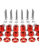 BuiltRight Industries 42 Piece Red Mounting Hardware Kit Plate Tech Plate                                     - 201022 - Image 4