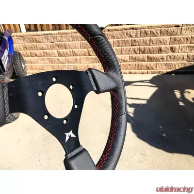 Madigan Motorsports Leather Steering Wheel Yamaha YXZ - MAD - SW