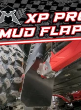 Madigan Motorsports Stock Replacement Rear Trailing Arm Mud Flap Kit Polaris RZR XP Pro                                     - XP1K-MFK-PRO - Image 5