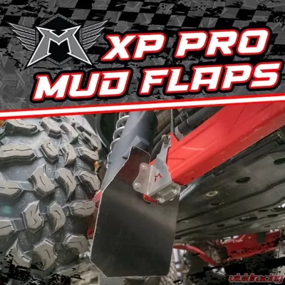 Madigan Motorsports Stock Replacement Rear Trailing Arm Mud Flap Kit Polaris RZR XP Pro - XP1K-MFK-PRO