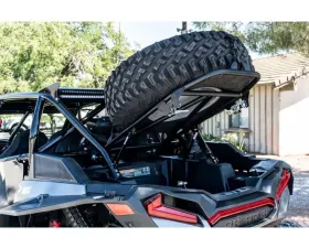 Madigan Motorsports Spare Tire Rack with Strap Polaris RZR XP 1000 2014+