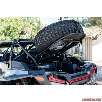 Madigan Motorsports Spare Tire Rack with Strap Polaris RZR XP 1000 2014+ - XP1K-RSTM-PRO