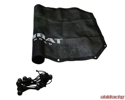 Combat Off Road Sunshade 2 Door Black Nylon Jeep Wrangler 2007-2018 - 15-1030