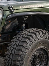 Combat Off Road Black Aluminum Fenders Front Pair Jeep Wrangler 2007-2018                                     - 15-1076 - Image 2