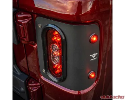 Combat Off Road Tailgunner Tail Lights  Jeep Wrangler 2018-2023 - 25-1050