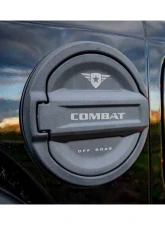 Combat Off Road Fuel Door Black Satin Finish Laser Etched Logo Jeep Wrangler 2018-2023                                     - 25-1070 - Image 9