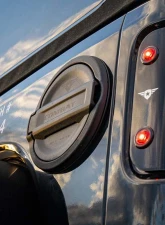 Combat Off Road Fuel Door Black Satin Finish Laser Etched Logo Jeep Wrangler 2018-2023                                     - 25-1070 - Image 2