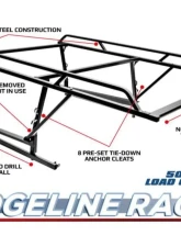 US Rack 3 Rack Mild Steel Honda Ridgeline 2006-2014                                     - 83560151 - Image 3