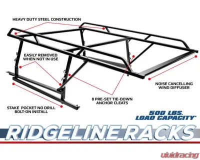 US Rack 3 Rack Mild Steel Honda Ridgeline 2006-2014 - 83560151