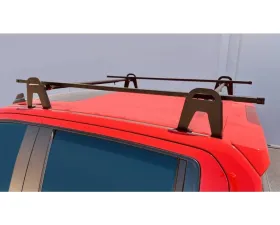 US Rack Universal Crossbar Bar System Complete Rack w/ Cross Bars Black