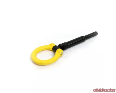 EVS Tuning Folding Tow Hook Yellow Toyota 86 | Subaru BRZ | WRX 2013+ - EVS-86-TOW-YW