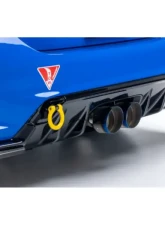 EVS Tuning Folding Tow Hook Yellow Honda Civic Type R FL5 Rear USDM 2023+                                     - EVS-FK8-TOWR-YW_2 - Image 2