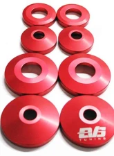 EVS Tuning Differential Collar Set for Honda S2000 2000-2009, CNC Machined Aluminum, Red                                     - EVS-AP-DC - Image 2