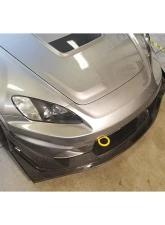 EVS Tuning Extended Tow Hook Voltex Bumper Bright Silver Honda S2000                                     - EVS-AP-TOW-VL-CH - Image 2