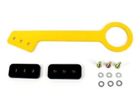 EVS Tuning Extended Tow Hook Voltex Bumper Yellow Honda S2000