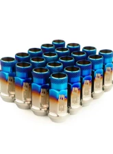 EVS Tuning SL48 Burnt Titanium Lug Nuts V2 w/ Logo 12x1.25mm 20Pc set                                     - EVS-BT-SL48-12125-V2 - Image 5