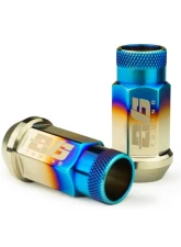 EVS Tuning SL48 Burnt Titanium Lug Nuts V2 w/ Logo 14x1.5mm 20Pc set                                     - EVS-BT-SL48-14150-V2 - Image 2