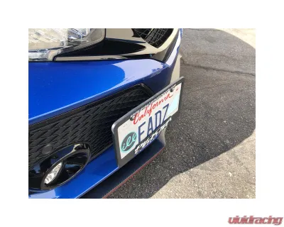 EVS Tuning License Plate Holder Honda Civic Type R FK8 2017-2019 - EVS-FK8-LIC