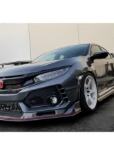 EVS Tuning Carbon Side Splitter Honda Civic Type R FK8 2017-2021                                     - EVS-FK8-SS - Image 3