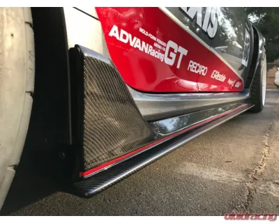 EVS Tuning Carbon Side Splitter Honda Civic Type R FK8 2017-2021 - EVS-FK8-SS