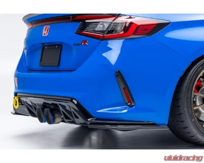 EVS Tuning Carbon Rear Side Fins Honda Civic Type R FL5 2023+ - EVS-FL5-RSF-CFRP