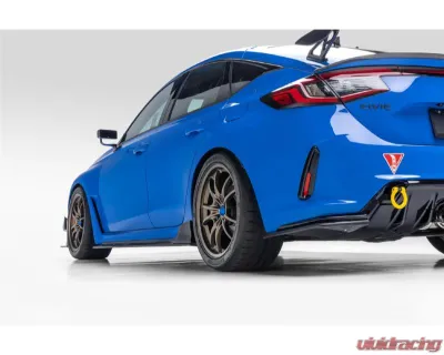 EVS Tuning Carbon Rear Side Fins Honda Civic Type R FL5 2023+ - EVS-FL5-RSF-CFRP