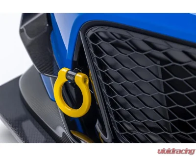 EVS Tuning Front Folding Tow Hook Yellow Honda Civic Type R FL5 2023+ - EVS-FL5-TOWF-YW