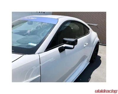 EVS Tuning Carbon GTLM Aero Mirrors Black Toyota GR86  | Subaru BRZ 2022+ - EVS-GR86-GTLM-01B