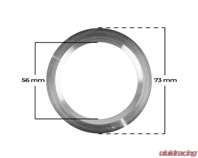 EVS Tuning Hub Ring 1 Piece Aluminum 73 | 56mm - EVS-HR7356
