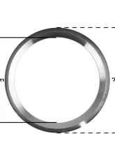 EVS Tuning Hub Ring 1 Piece Aluminum 73 | 60mm                                     - EVS-HR7360 - Image 2