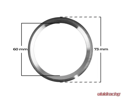 EVS Tuning Hub Ring 1 Piece Aluminum 73 | 60mm - EVS-HR7360