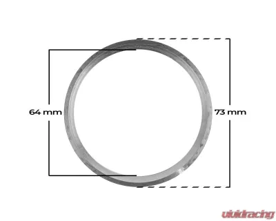 EVS Tuning Hub Ring 1 Piece Aluminum 73 | 64mm - EVS-HR7364