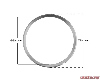 EVS Tuning Hub Ring 1 Piece Aluminum 73 | 66mm - EVS-HR7366