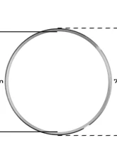 EVS Tuning Hub Ring 1 Piece Aluminum 73 | 70mm                                     - EVS-HR7370 - Image 2