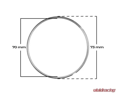 EVS Tuning Hub Ring 1 Piece Aluminum 73 | 70mm - EVS-HR7370