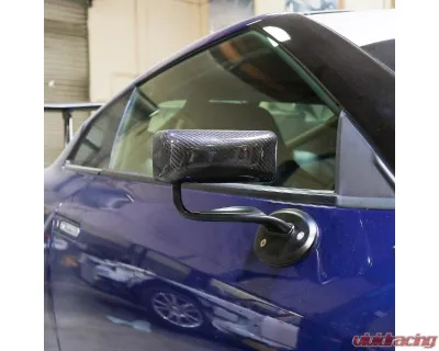 EVS Tuning Carbon GTLM Aero Mirrors Silver  Nissan GTR R35 2007+ - EVS-R35-GTLM-01S