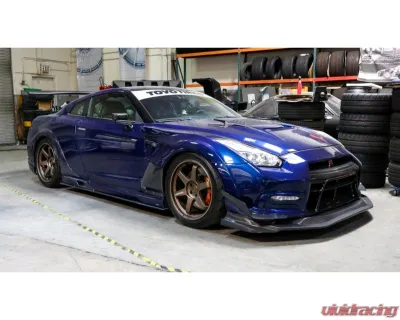 EVS Tuning Carbon GTLM Aero Mirrors Silver  Nissan GTR R35 2007+ - EVS-R35-GTLM-01S