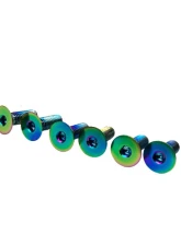 EVS Tuning Titanium Steering Wheel Screw Set Neon                                     - EVS-SWS-NEO - Image 3