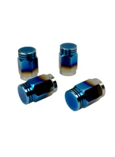 EVS Tuning Burnt Titanium Valve Stem Cap Set 4 Pieces                                     - EVS-TI-VLVCAP - Image 5
