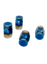 EVS Tuning Burnt Titanium Valve Stem Cap Set 4 Pieces                                     - EVS-TI-VLVCAP - Image 3