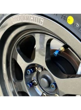 EVS Tuning Burnt Titanium Valve Stem Cap Set 4 Pieces                                     - EVS-TI-VLVCAP - Image 4
