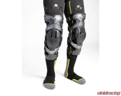 EVS Axis Pro Knee Brace - Single Left - AXISP-GRY-ML