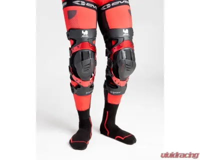 EVS 40th Anniversary Axis Sport Knee Brace - Pair - AXISS-BK40-SP