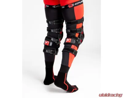 EVS 40th Anniversary Axis Sport Knee Brace - Pair - AXISS-BK40-SP