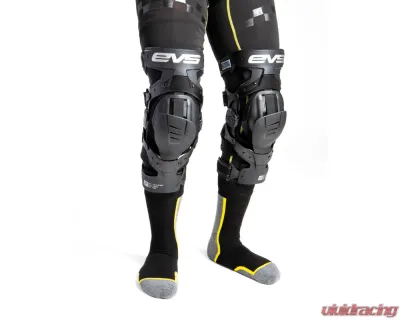 EVS Axis Sport Knee Brace - Pair - AXISS-BK/GY-MP