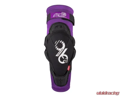 EVS Black/Purple SLAYCO96 Knee Guard - Youth - SLAY96K-Y