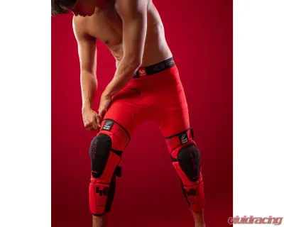 EVS 40th Anniversary TP199 Knee Guard - Pair - TP199K-BK40-S/M