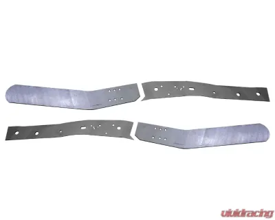 Rust Buster Raw .125" Steels Front Frame Stiffeners Pair Jeep CJ5 | CJ7 1976-1986 - RB1005